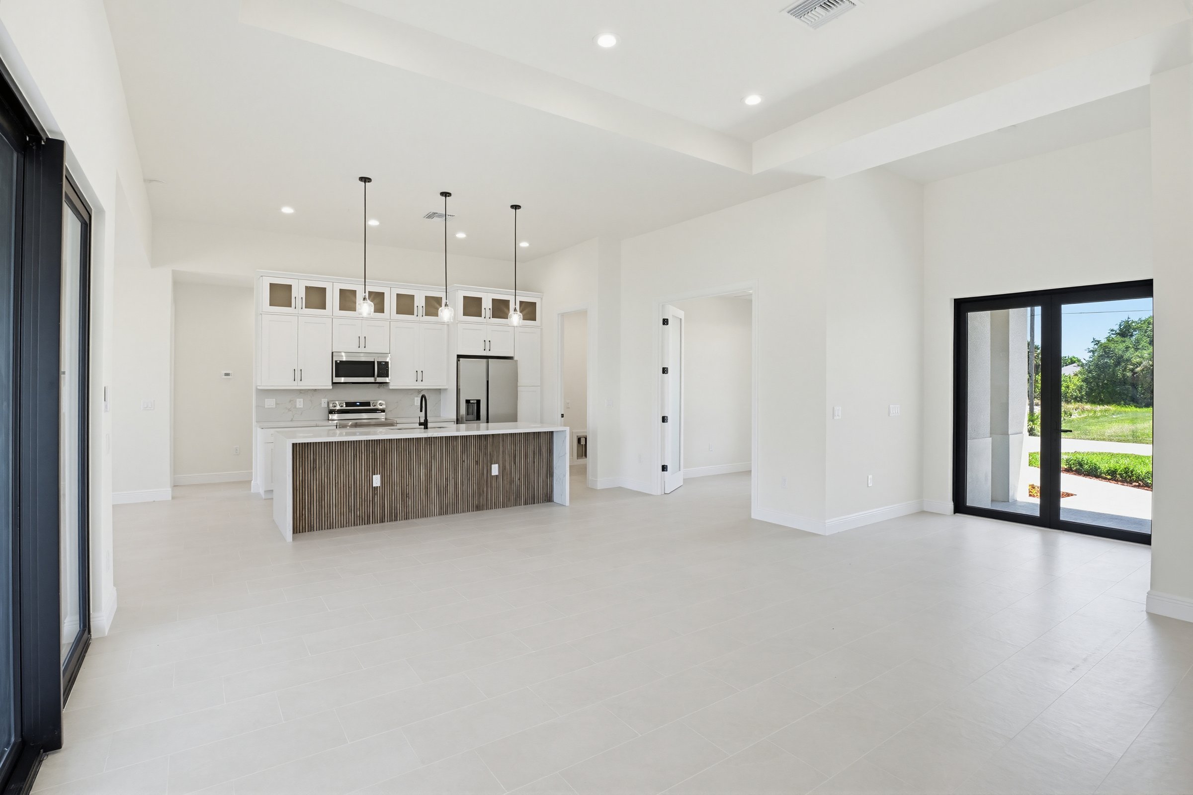 Open-concept new construction interior — Parrish area